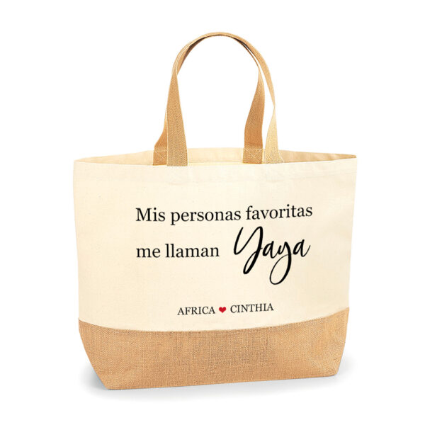 Bolsa personalizada Santorini Personas favoritas