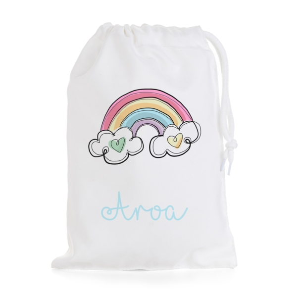 BOLSA DE MERIENDA ARCOÍRIS CORAZÓN - Imagen 6