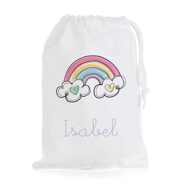 BOLSA DE MERIENDA ARCOÍRIS CORAZÓN - Imagen 4