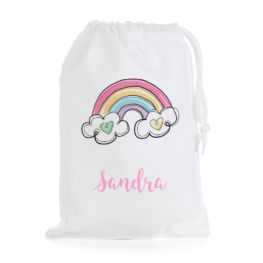 BOLSA DE MERIENDA ARCOÍRIS CORAZÓN