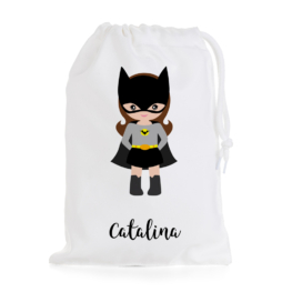 BOLSA DE MERIENDA PERSONALIZADA SUPERHEROÍNA