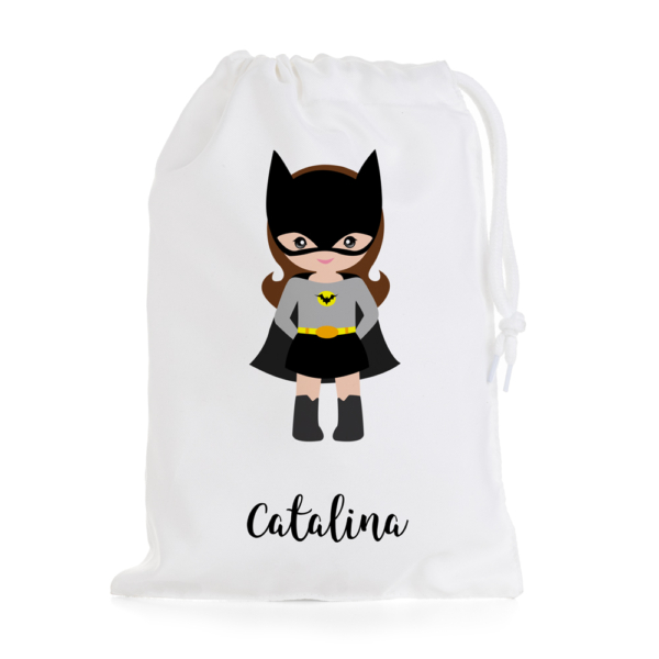 BOLSA DE MERIENDA PERSONALIZADA SUPERHEROÍNA