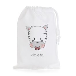 BOLSA DE MERIENDA CEBRA PAJARITA