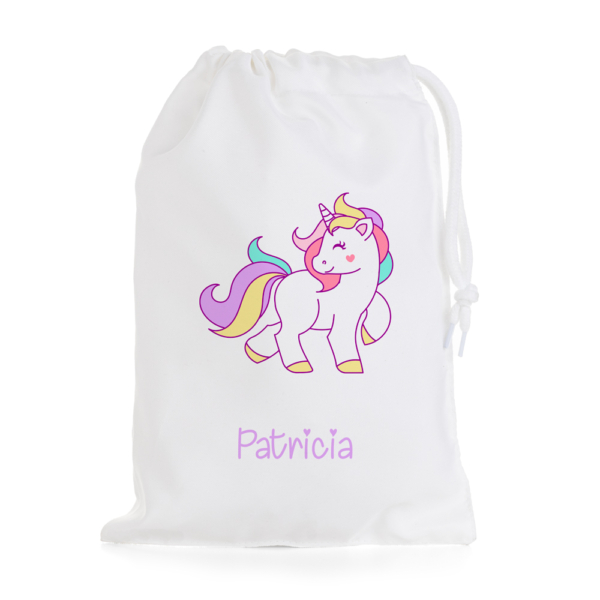 BOLSA DE MERIENDA UNICORNIO CORAZÓN - Imagen 2