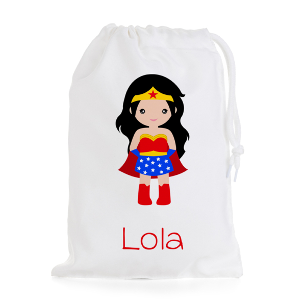 BOLSA DE MERIENDA PERSONALIZADA SUPERHEROÍNA - Imagen 5