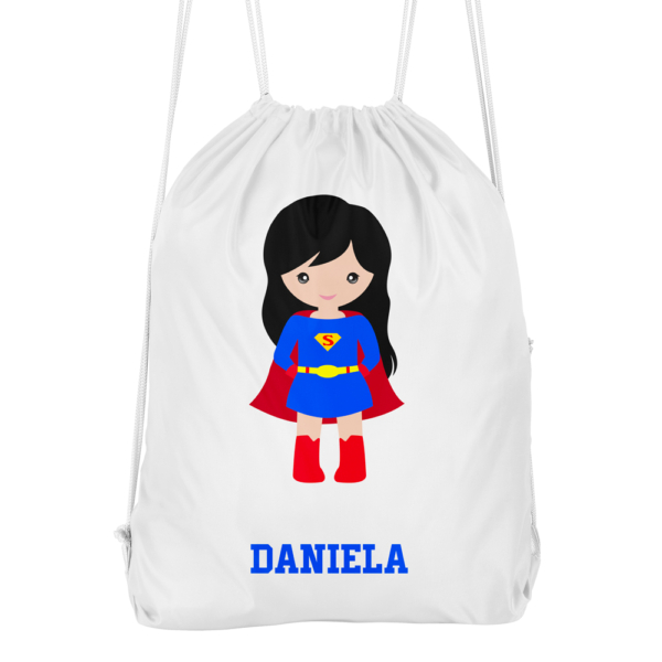 Mochila cuerdas personalizada Superheroína - Imagen 2