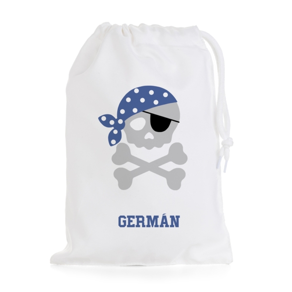 BOLSA DE MERIENDA PERSONALIZADA CALAVERA PAÑUELO - Imagen 3