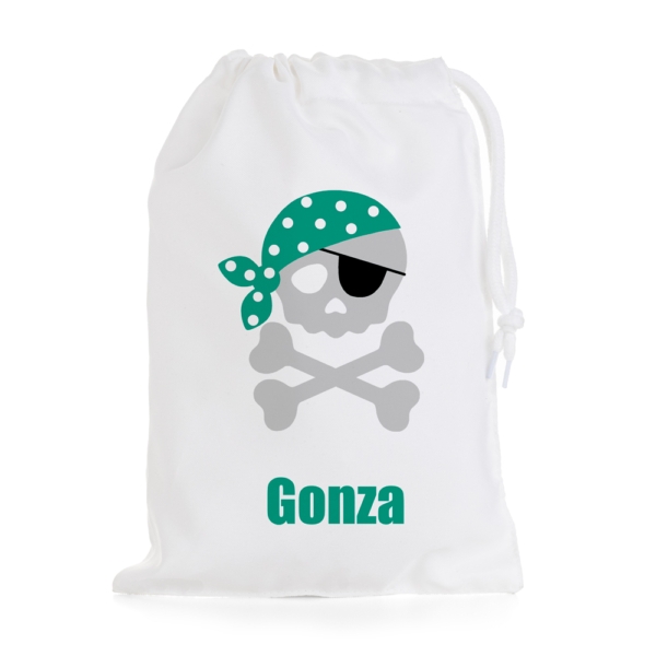 BOLSA DE MERIENDA PERSONALIZADA CALAVERA PAÑUELO - Imagen 4