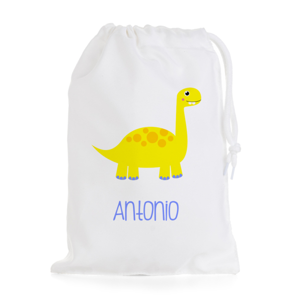BOLSA DE MERIENDA PERSONALIZADA DINOSAURIO