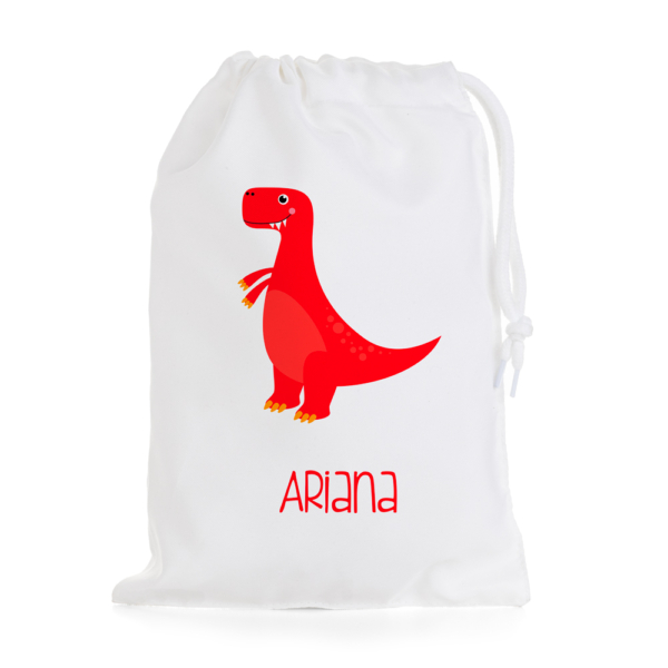BOLSA DE MERIENDA PERSONALIZADA DINOSAURIO - Imagen 3