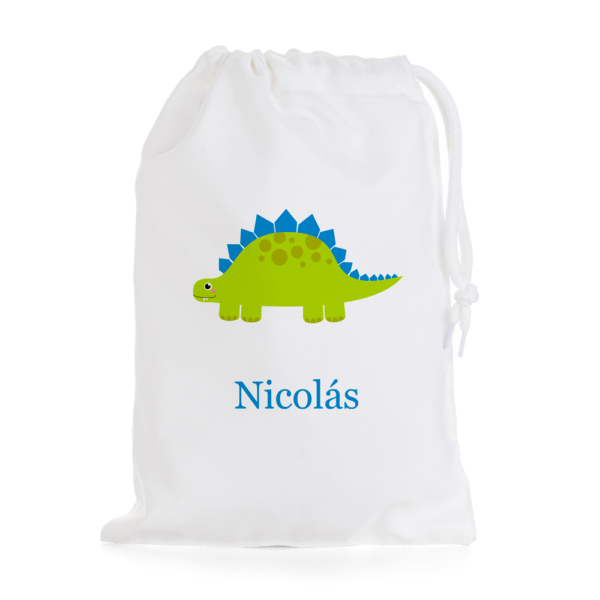 BOLSA DE MERIENDA PERSONALIZADA DINOSAURIO - Imagen 4