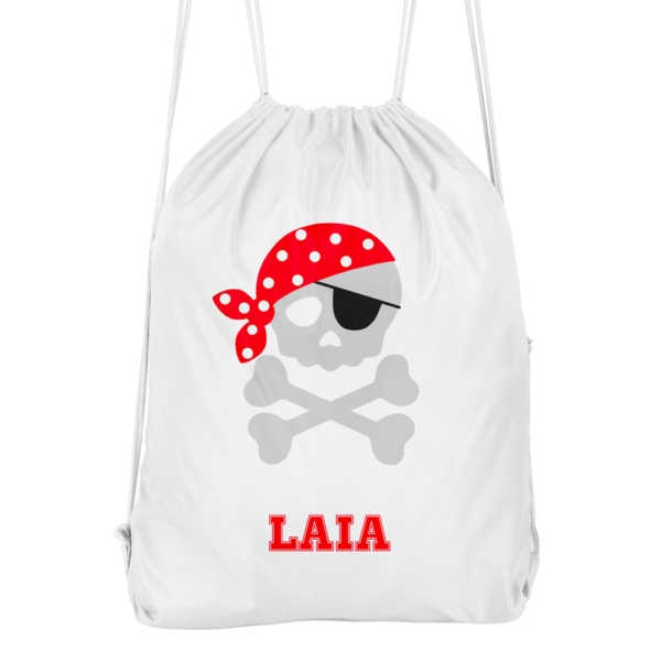 Mochila cuerdas personalizada Calavera pañuelo - Imagen 3