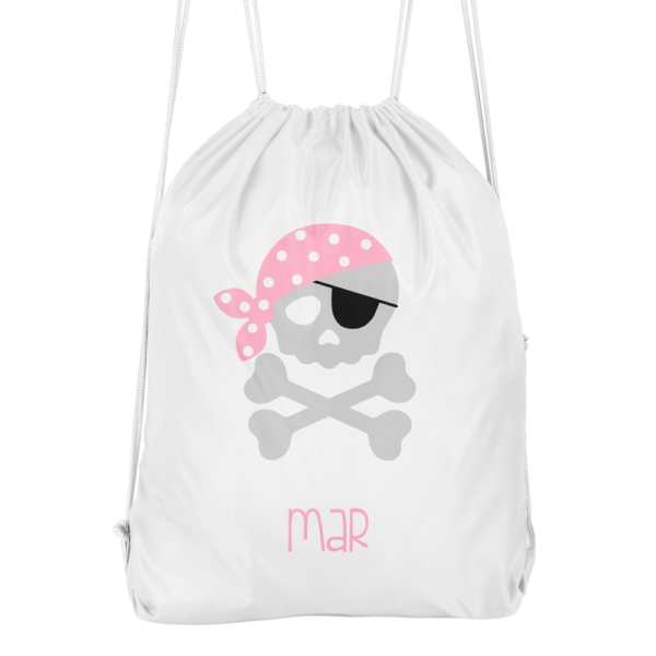 Mochila cuerdas personalizada Calavera pañuelo - Imagen 4