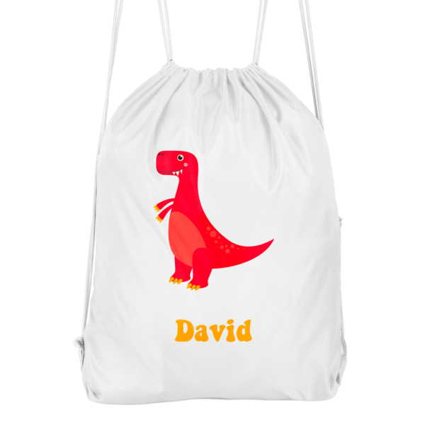 MOCHILA CUERDAS PERSONALIZADA DINOSAURIOS - Imagen 3