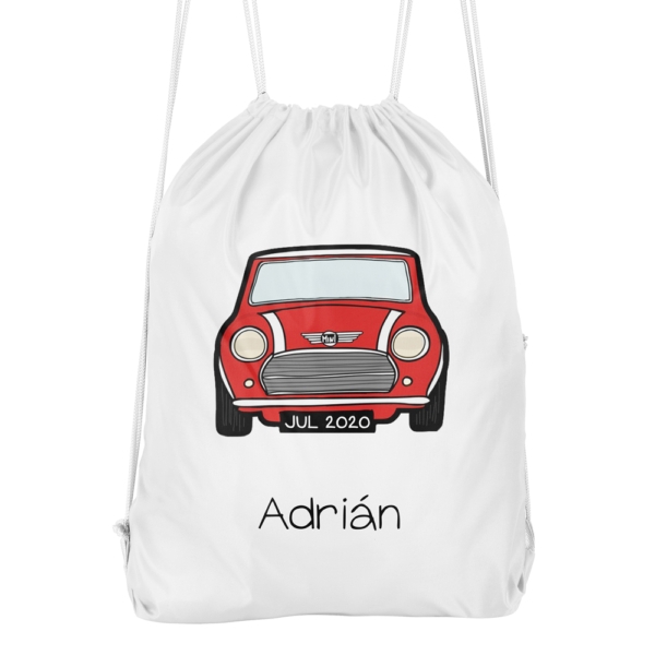 Mochila cuerdas personalizada Mini cooper