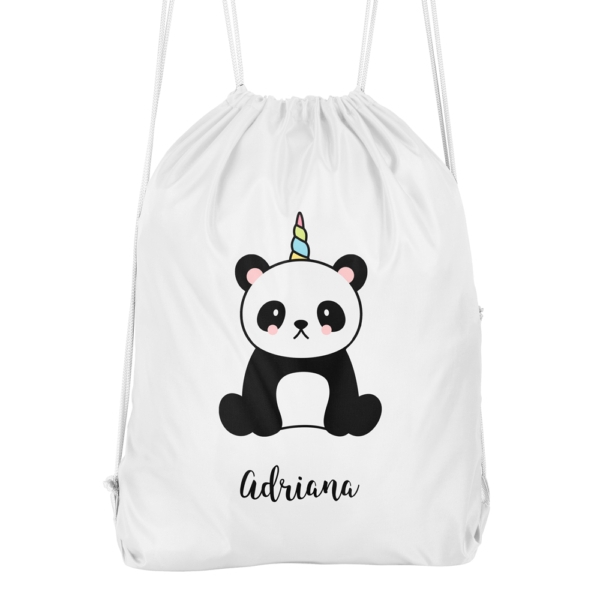Mochila cuerdas personalizada Pandicorn