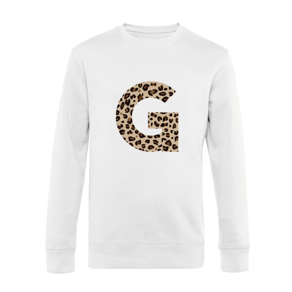 SUDADERA PERSONALIZADA INICIAL LEOPARDO - Imagen 6
