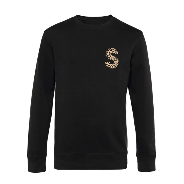 SUDADERA PERSONALIZADA INICIAL LEOPARDO