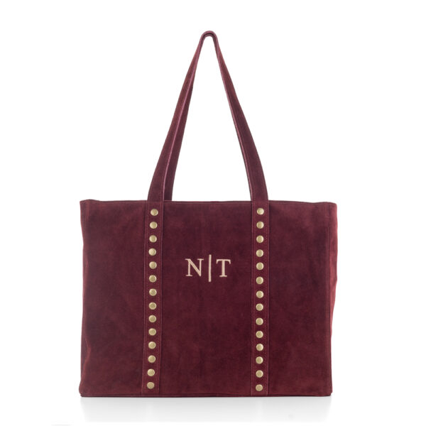 BOLSO PIEL PERSONALIZADO AMAK TACHUELAS - Imagen 4
