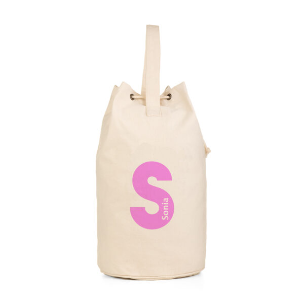 Bolsa personalizada Océano inicial nombre dentro
