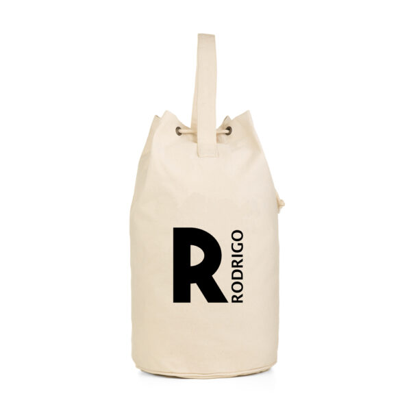 Bolsa personalizada Océano inicial nombre al lado