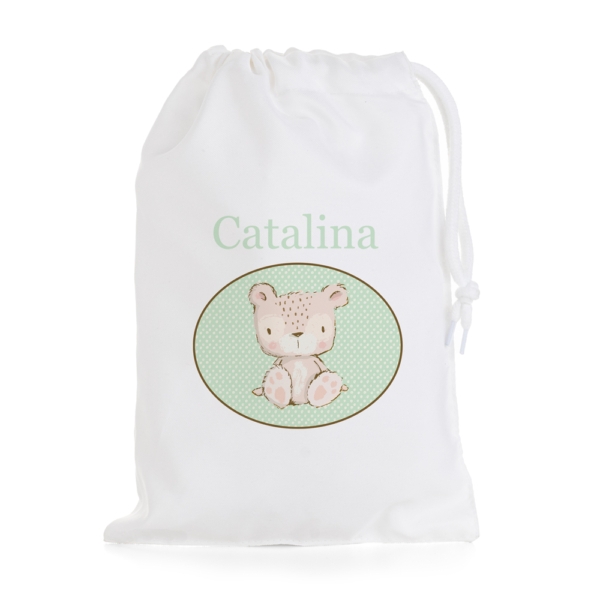 BOLSA DE MERIENDA PERSONALIZADA OSITO TOPITOS - Imagen 2