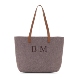 Bolso fieltro y piel personalizado Oslo