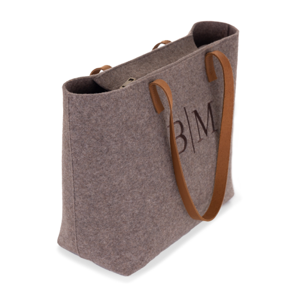 Bolso fieltro y piel personalizado Oslo - Imagen 3