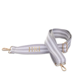 CINTA PARA BOLSO O MÓVIL PERSONALIZADA RAYAS GRIS