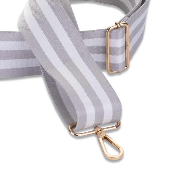 CINTA PARA BOLSO O MÓVIL PERSONALIZADA RAYAS GRIS - Imagen 2