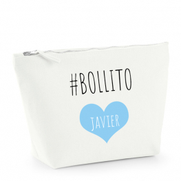Neceser algodón personalizado Hashtag corazón