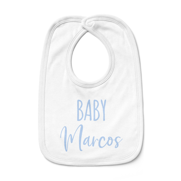 BABERO BEBÉ PERSONALIZADO BABY - Imagen 2