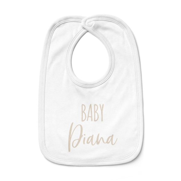 BABERO BEBÉ PERSONALIZADO BABY - Imagen 3