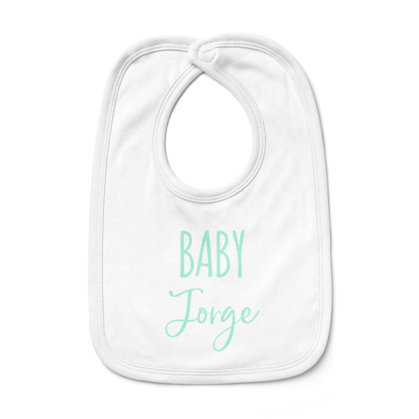 BABERO BEBÉ PERSONALIZADO BABY - Imagen 4