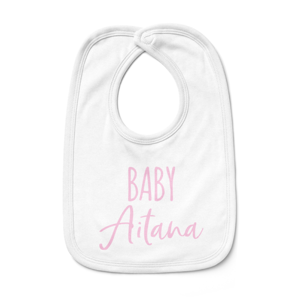 BABERO BEBÉ PERSONALIZADO BABY - Imagen 5