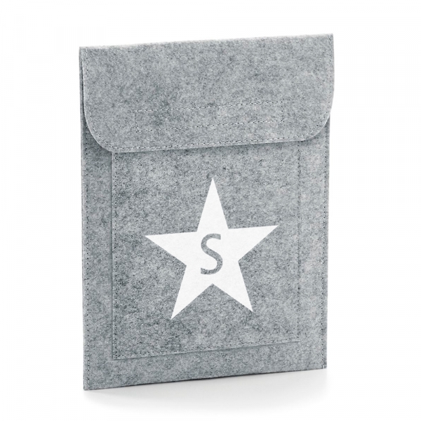 FUNDA TABLET PERSONALIZADA FIELTRO INICIAL ESTRELLA - Imagen 2