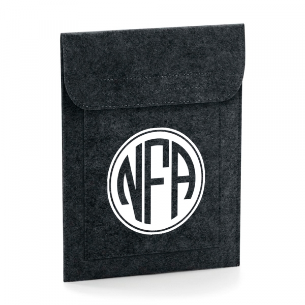 FUNDA TABLET PERSONALIZADA FIELTRO TRÍPTICO DOBLE CÍRCULO - Imagen 2