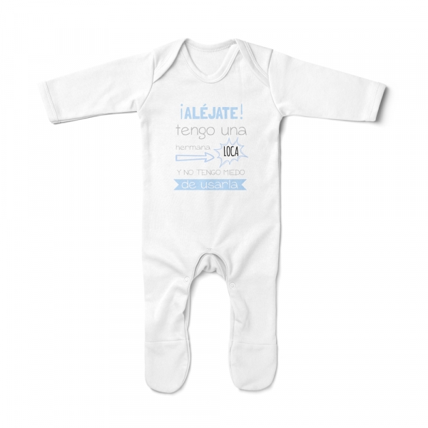 PIJAMA BEBÉ PERSONALIZADO ALÉJATE