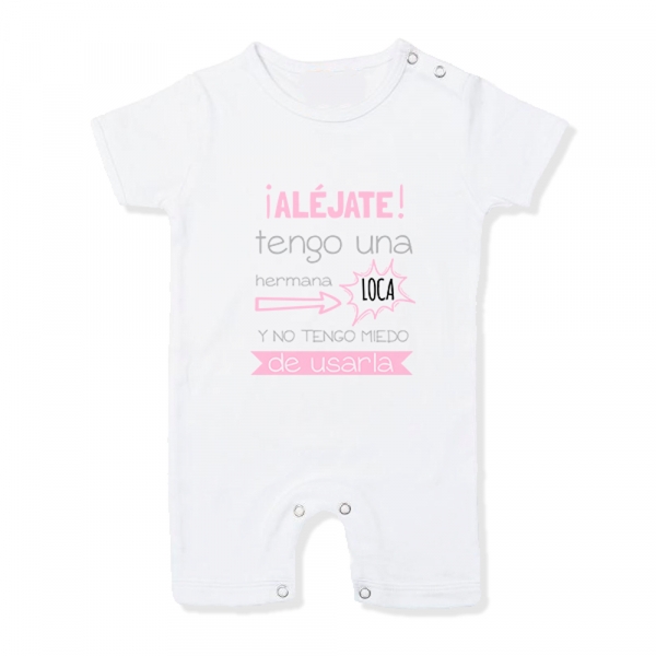 PIJAMA BEBÉ PERSONALIZADO ALÉJATE - Imagen 2