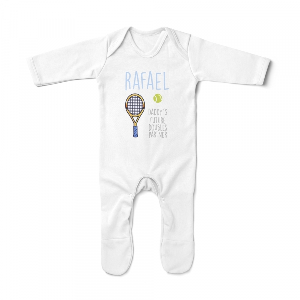 Pijama bebé personalizado Tenis double´s partner