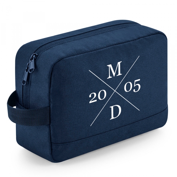 Neceser personalizado Vermont Iniciales cruz