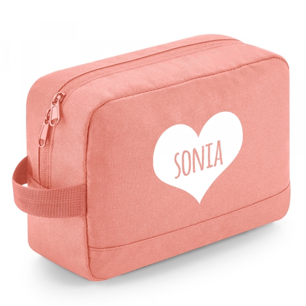 Neceser personalizado Vermont Corazón nombre dentro