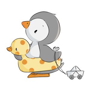 PINGÜINO FLOTADOR