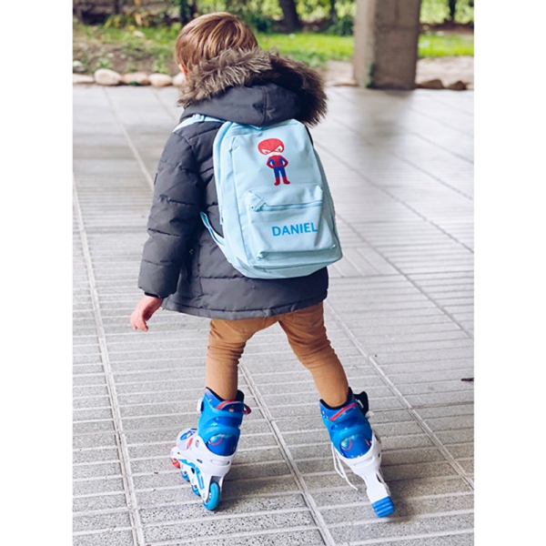 MOCHILA MINI PERSONALIZADA OSITO COCHE - Imagen 3