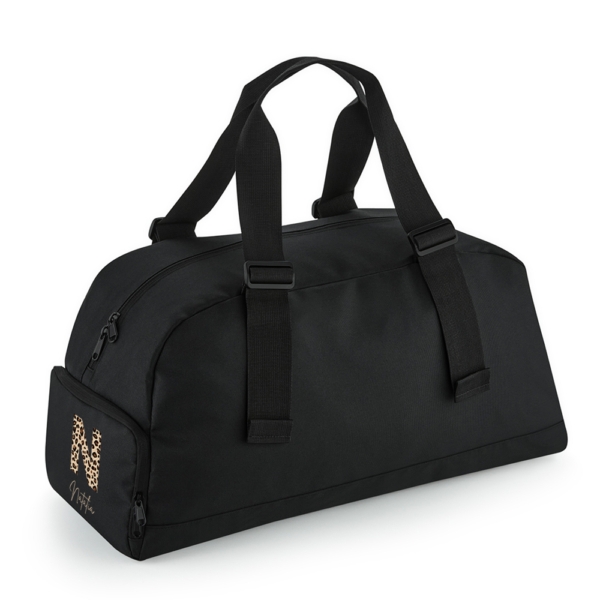 Bolsa deporte personalizada Vermont Inicial leopardo - Imagen 2
