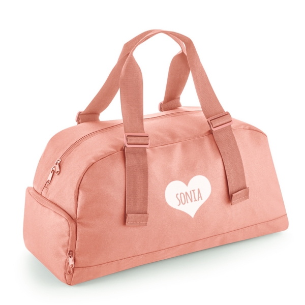 BOLSA DEPORTE PERSONALIZADA VERMONT CORAZÓN NOMBRE DENTRO