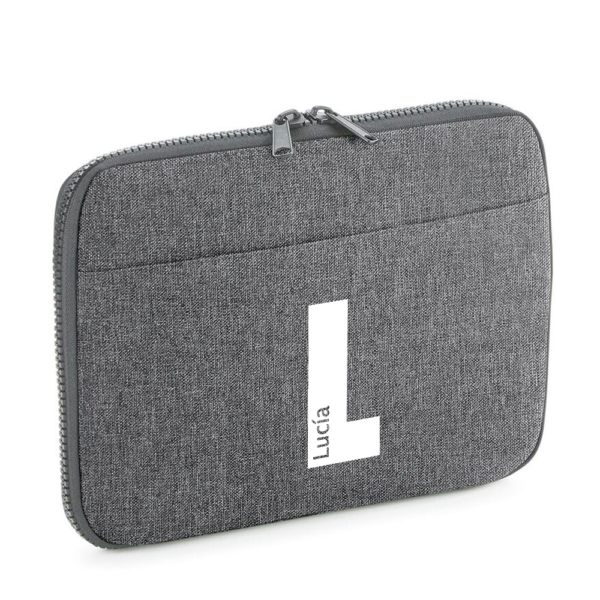 FUNDA ORGANIZADOR PERSONALIZADO TABLET BOSTON INICIAL NOMBRE DENTRO
