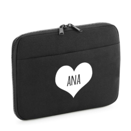 FUNDA ORGANIZADOR PERSONALIZADO TABLET BOSTON CORAZÓN NOMBRE DENTRO