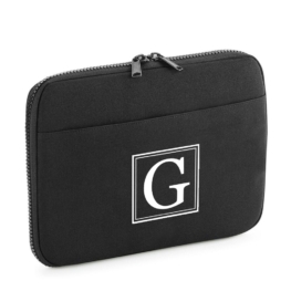FUNDA ORGANIZADOR PERSONALIZADO TABLET BOSTON INICIAL DOBLE CUADRADO