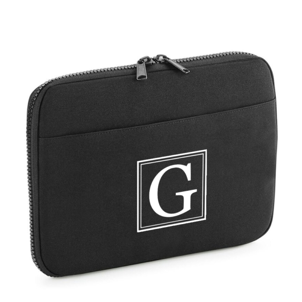 FUNDA ORGANIZADOR PERSONALIZADO TABLET BOSTON INICIAL DOBLE CUADRADO